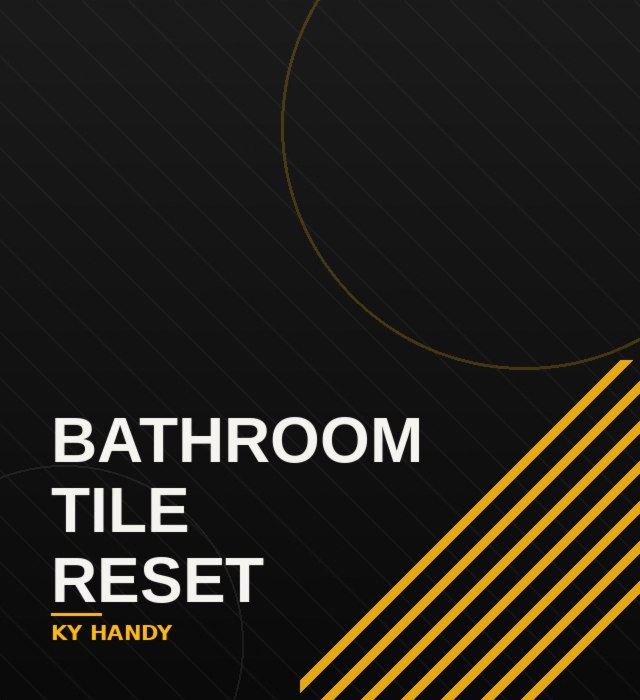 Bathroom tile reset project